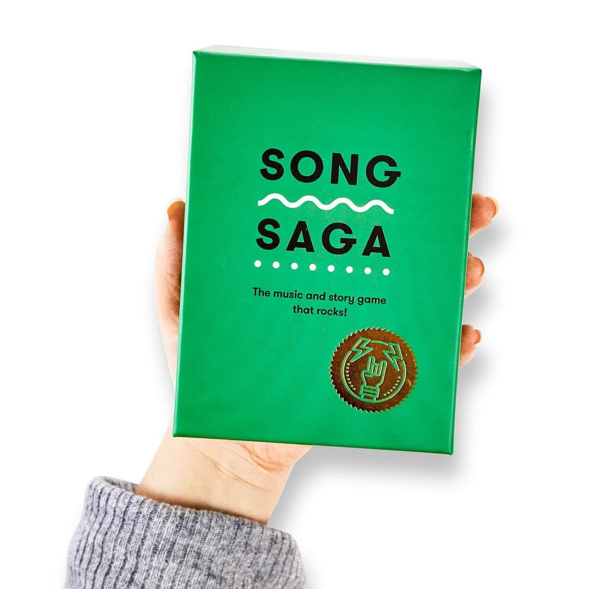 SONG SAGA Music and Stories Card Game | Storytelling Ice-Breaker Game to Share Stories and Soundtrack of Your Life | Conversation Cards For Friends
