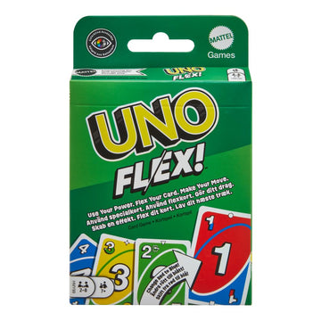 UNO Flex Card Game, Fun Games for Adult And Party Game Night, 2 To 6 Players