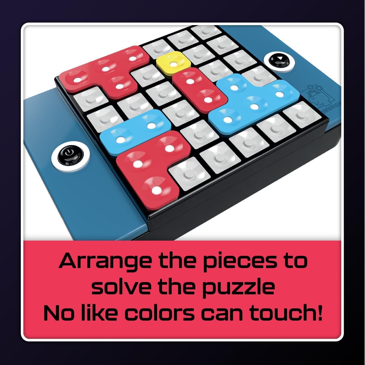 Brainwright - Puzzle Bright - Interactive Light-Up Brain Teaser with 300+ Challenges, Ages 8+, 1+ Players