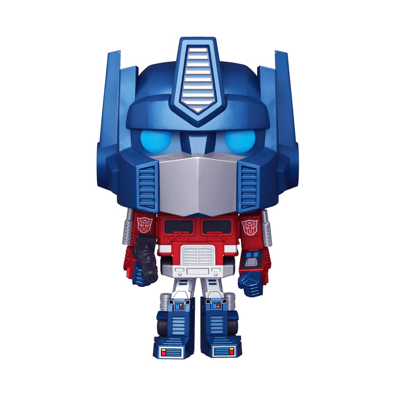 Funko Pop! Retro Toys: Transformers - Metallic Optimus Prime Amazon Exclusive