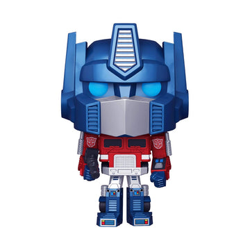 Funko Pop! Retro Toys: Transformers - Metallic Optimus Prime Amazon Exclusive