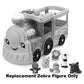 Replacement Zebra Figure for Fisher-Price Little People Big ABC Animal Train Playset - HCL79 and GFL22