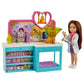 Barbie Chelsea Doll and Accessories, Pet Vet Playset with Doll, 4 Animals and 18 Pieces