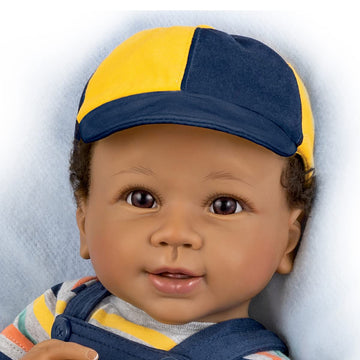 The Ashton-Drake Galleries Linda Murray Just Too Cute Jackson Baby Boy Doll
