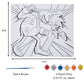 Innovative Designs Sonic the Hedgehog Creative Coloring Canvas Painting and Activity Set for Kids, 1000+ pcs