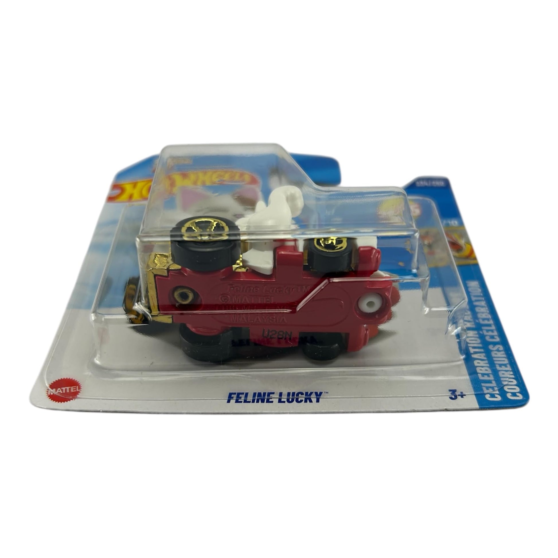 Hot Wheels Feline Lucky, Celebration Racers 9/10 [White] 234/250