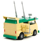 Party Wagon Green and Beige Ninja Turtles Hollywood Rides Series Diecast Model Car by Jada 34723
