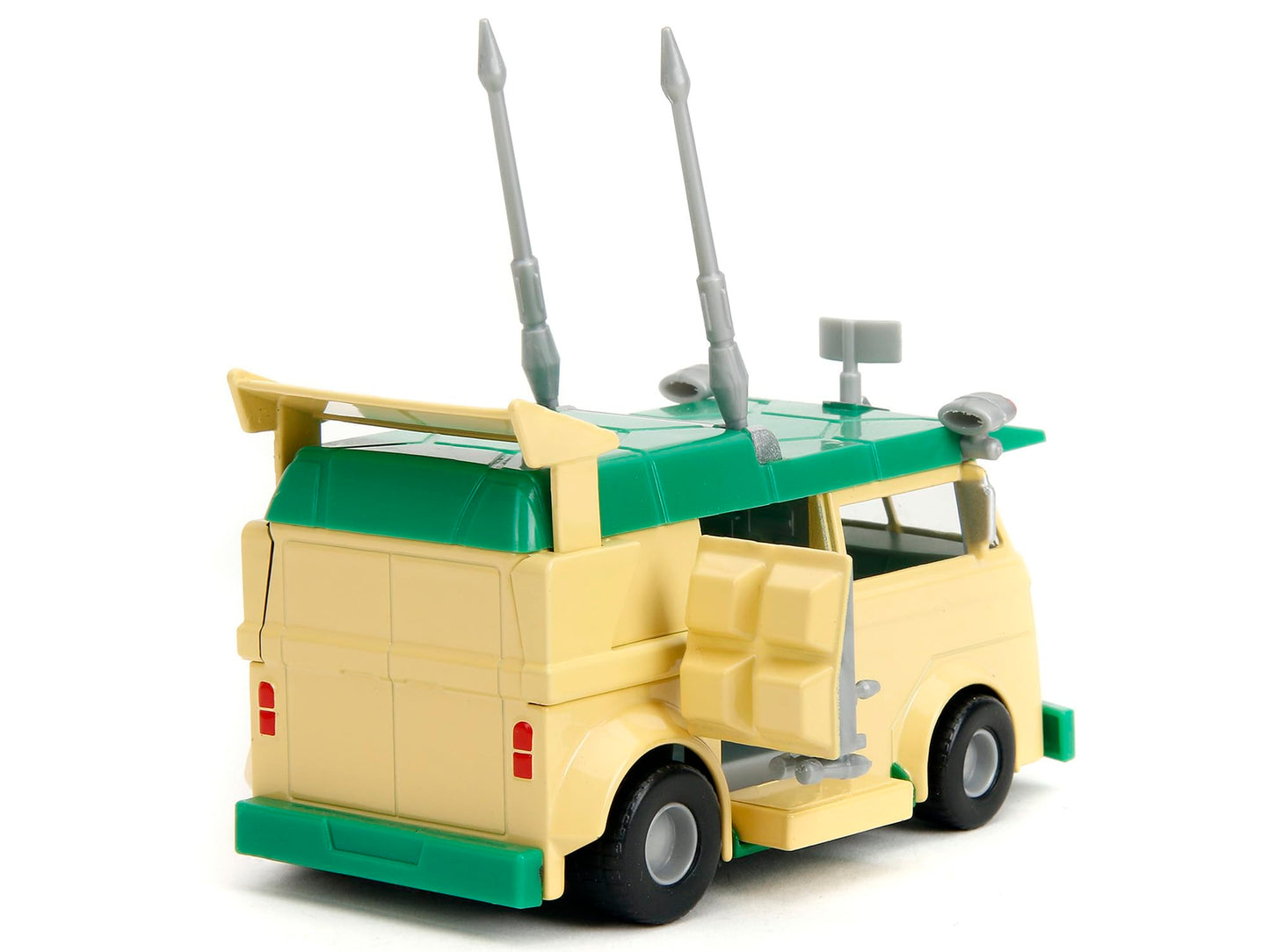 Party Wagon Green and Beige Ninja Turtles Hollywood Rides Series Diecast Model Car by Jada 34723