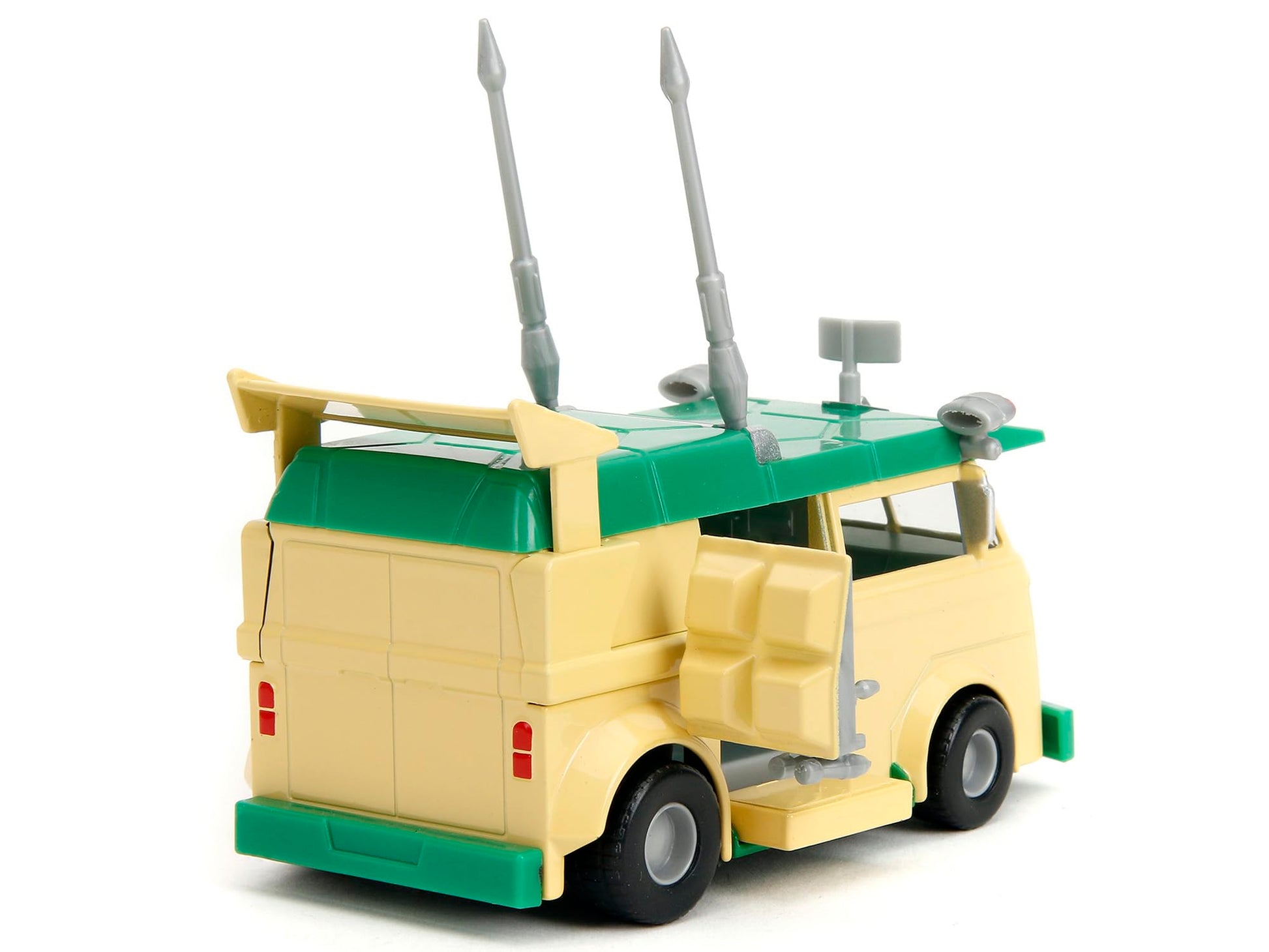 Party Wagon Green and Beige Ninja Turtles Hollywood Rides Series Diecast Model Car by Jada 34723