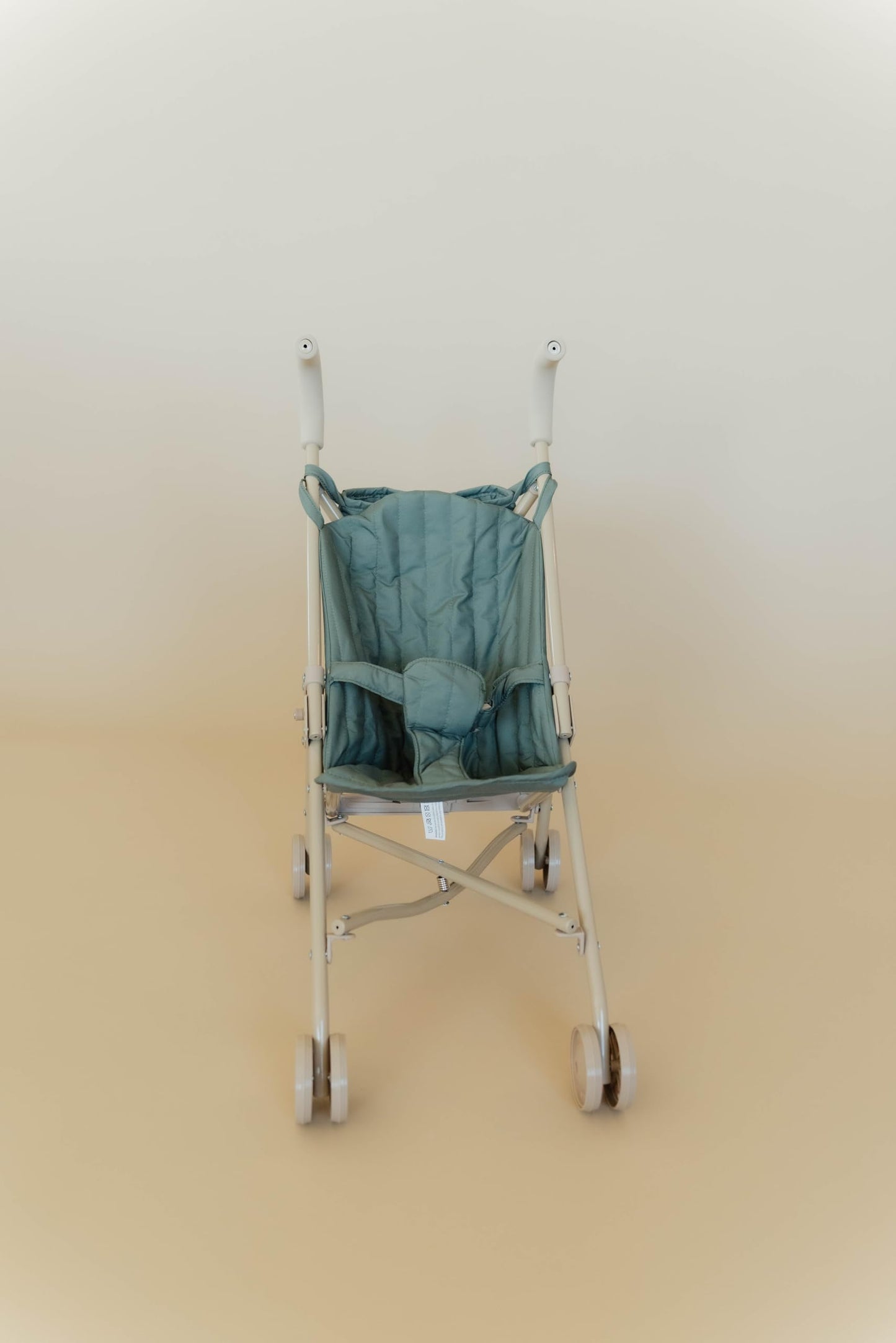 Doll Stroller - Neutral Color Lightweight & Flexible Stroller - Baby Doll Stroller for Kids 3+ - Chic Floral Print - 22" (Olive Green)