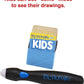 Mattel Games Pictionary Air Kids Vs. Grown-Ups Family Game for Game Night with Light Pen and Clue Cards, Connect to Smart Devices