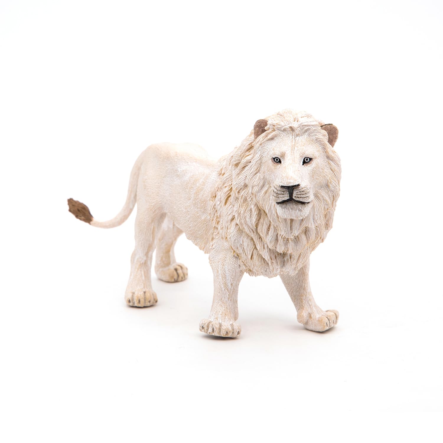 Papo - Realistic White Lion Figure Toy for Kids - Ages 3+ - Wild Life Collection - Educational Play Wildlife Discovery - Gift Idea Toy for Girls