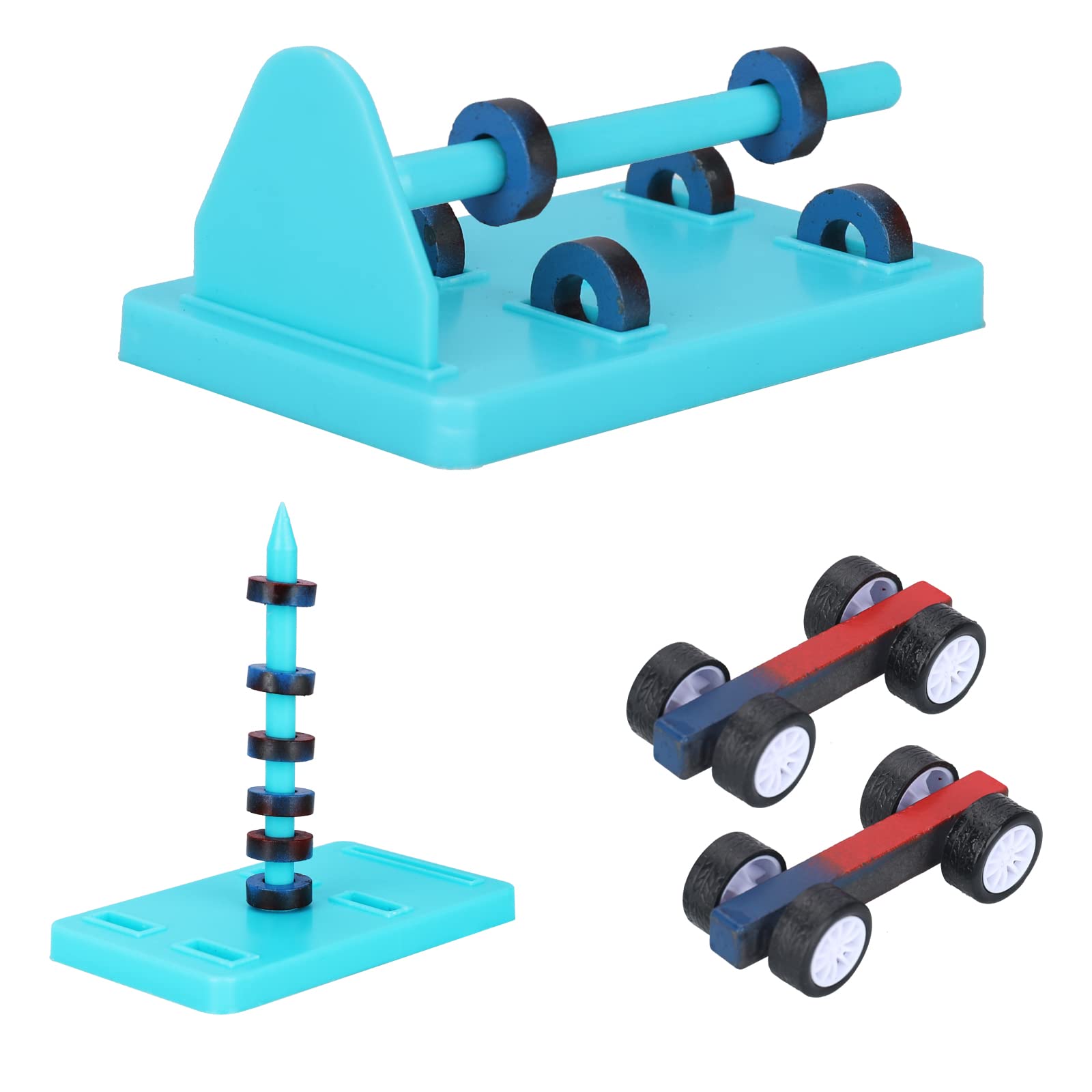 Mysterystone Science Magnets Experiment kit for Kids Physics kit for Students Stem Experiment Tools Including Horseshoe Magnets, Iron filings