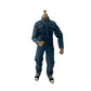 1/12 Action Figure Clothes,Jumpsuit for 6 inch Male Action Figures,6 inch Miniature Clothing (Lake Blue)