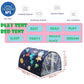 Upgrate Bed Tent Boys Girls Dream Canopy Tents with Net Curtain for Kids Privacy Space Portable Play Tent for Kids 55"×39"×31"(SpaceA)