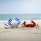 Gemini&Genius 2Pcs Crabs Marine Animal World Sea Animal Action Figures