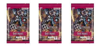 Gundam Card Game Booster Pack - Dual Impact (GD02) - 3 Packs - 36 Cards