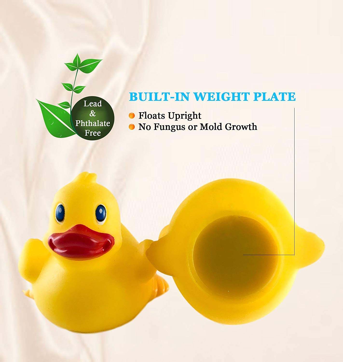 DUCKY CITY 3 Inch Cruise Sailor Rubber Duck for Cruise Ship | Cruise Ducks for Hiding | [Sealed, No Leak] Themed Premium Vinyl, Floats Upright |
