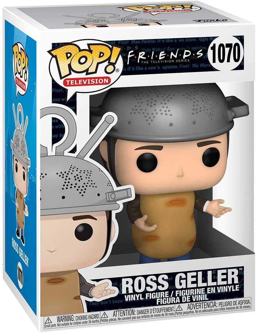 Funko Pop! TV: Friends - Ross Geller as Sputnik Vinyl Figure (Bundled with Compatible Box Protector Case) Multicolored 3.75 inches