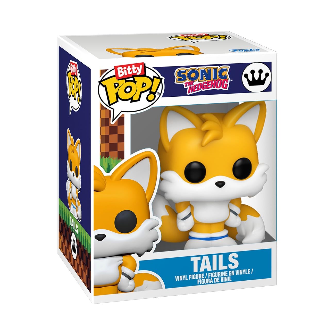 Funko Pop! Bitty Boxes: Sonic the Hedgehog - Sonic 2 Diorama Set - Sonic with Emerald and Tails - Collectable Vinyl Figure - Gift Idea - Official