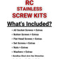 RCZTRA061 - Compatible with Traxxas X-Maxx 4x4 (#77076-4) Stainless Screw Kit