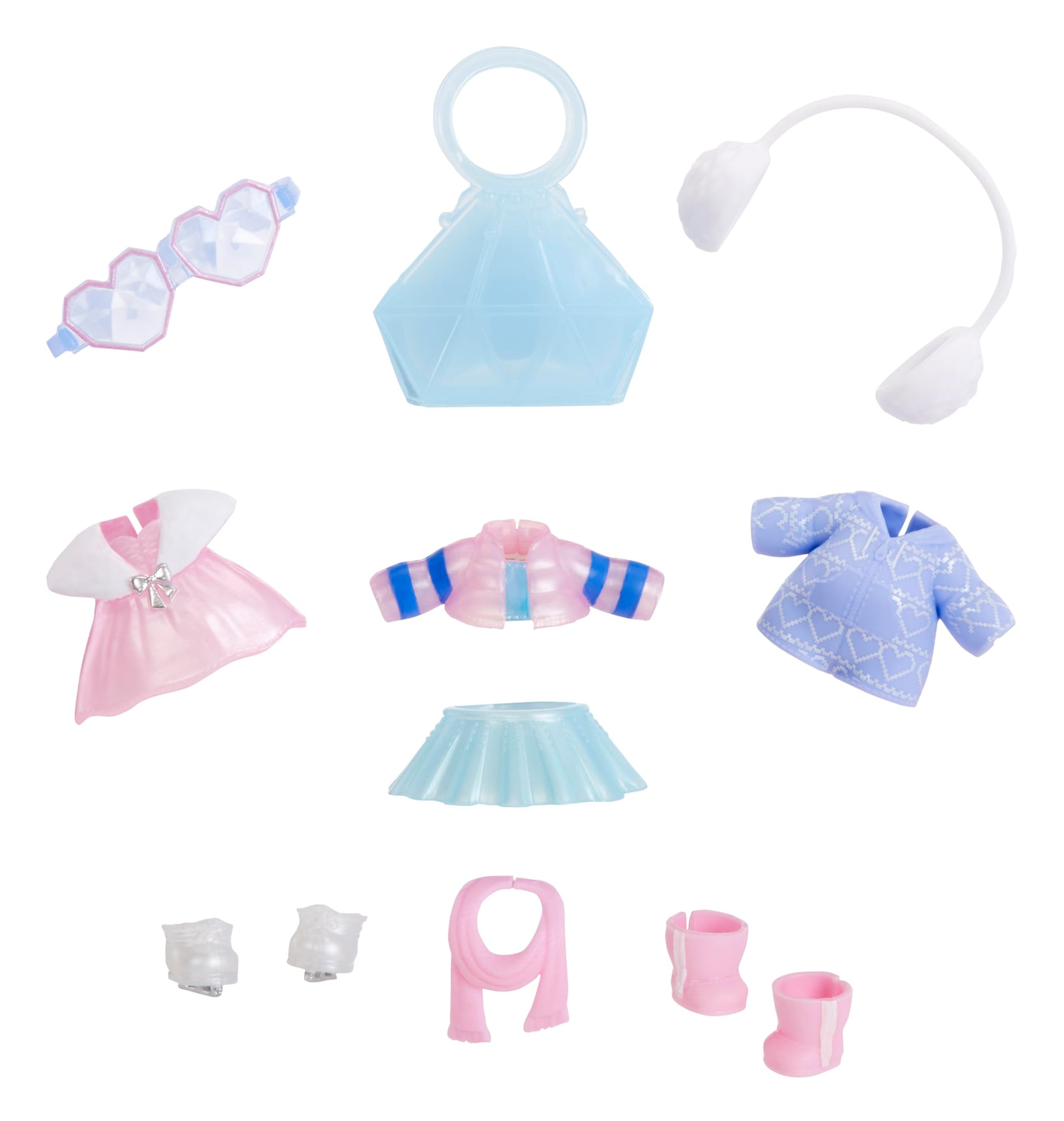 LOL Surprise Fashion Packs Winter Style - 6 Unique Styles each with (3) Outfits, (2) Pairs of Shoes, (4) Accessories - Mix and Match Styles to Create