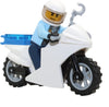 LEGO City: Police Officer Minifigure with Motorcycle with Handcuffs