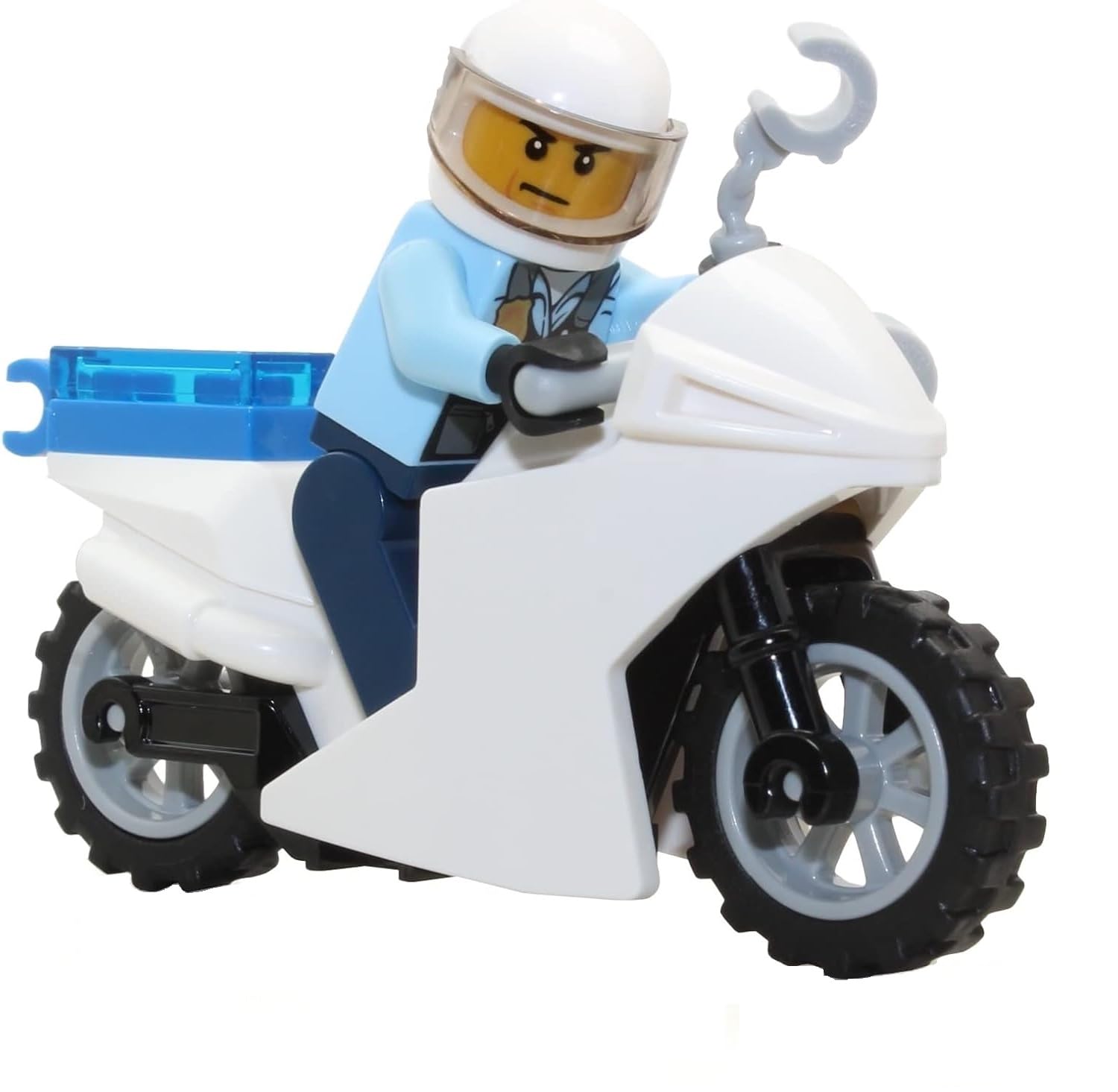 LEGO City: Police Officer Minifigure with Motorcycle with Handcuffs