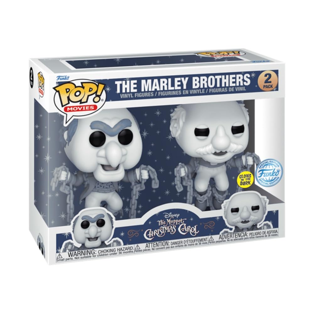 Funko Pop! Movies: The Muppets - Marley Brothers 2-Pack Glow Limited to 8000 Pieces Shop Exclusive