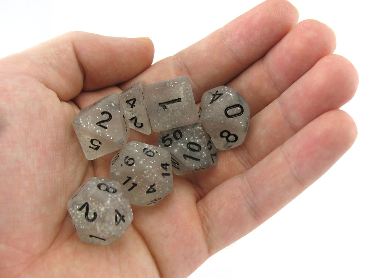 Reaper Miniatures 19031: Boss Dice - Starlight Glitter - Pizza Dungeon Dice