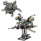 YAOZEBIN Mechanical Sea Turtle Building Block Set - STEM Toys for Boys & Girls 8-12+, Deep Sea Ocean Creature Kit, Home/Office Decor with Light, Great