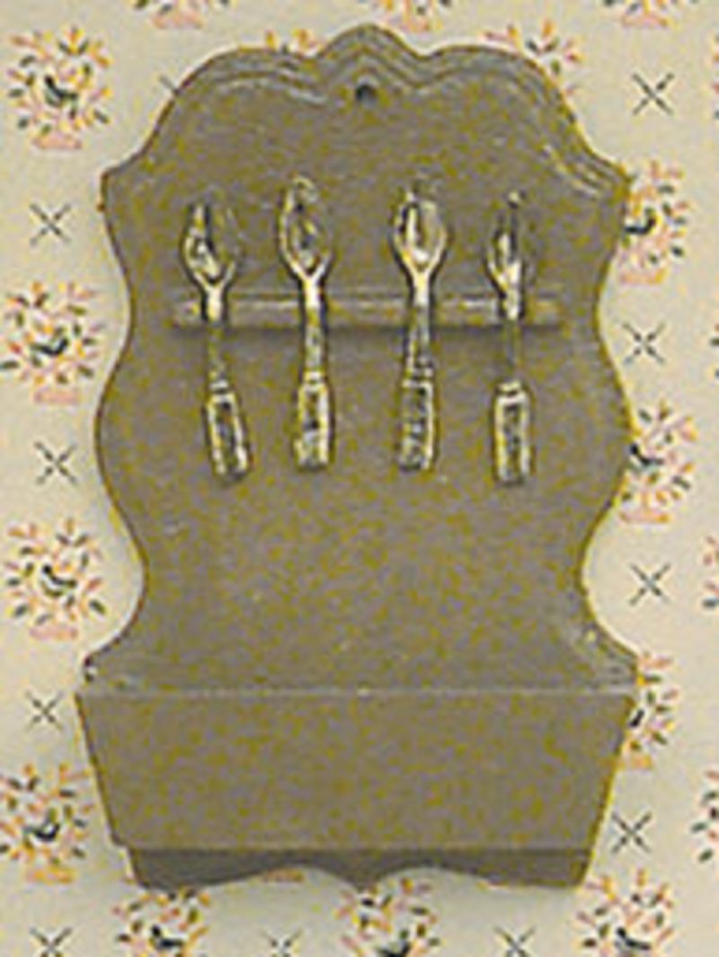 Dollhouse Miniature Chrysnbon Spoon Rack