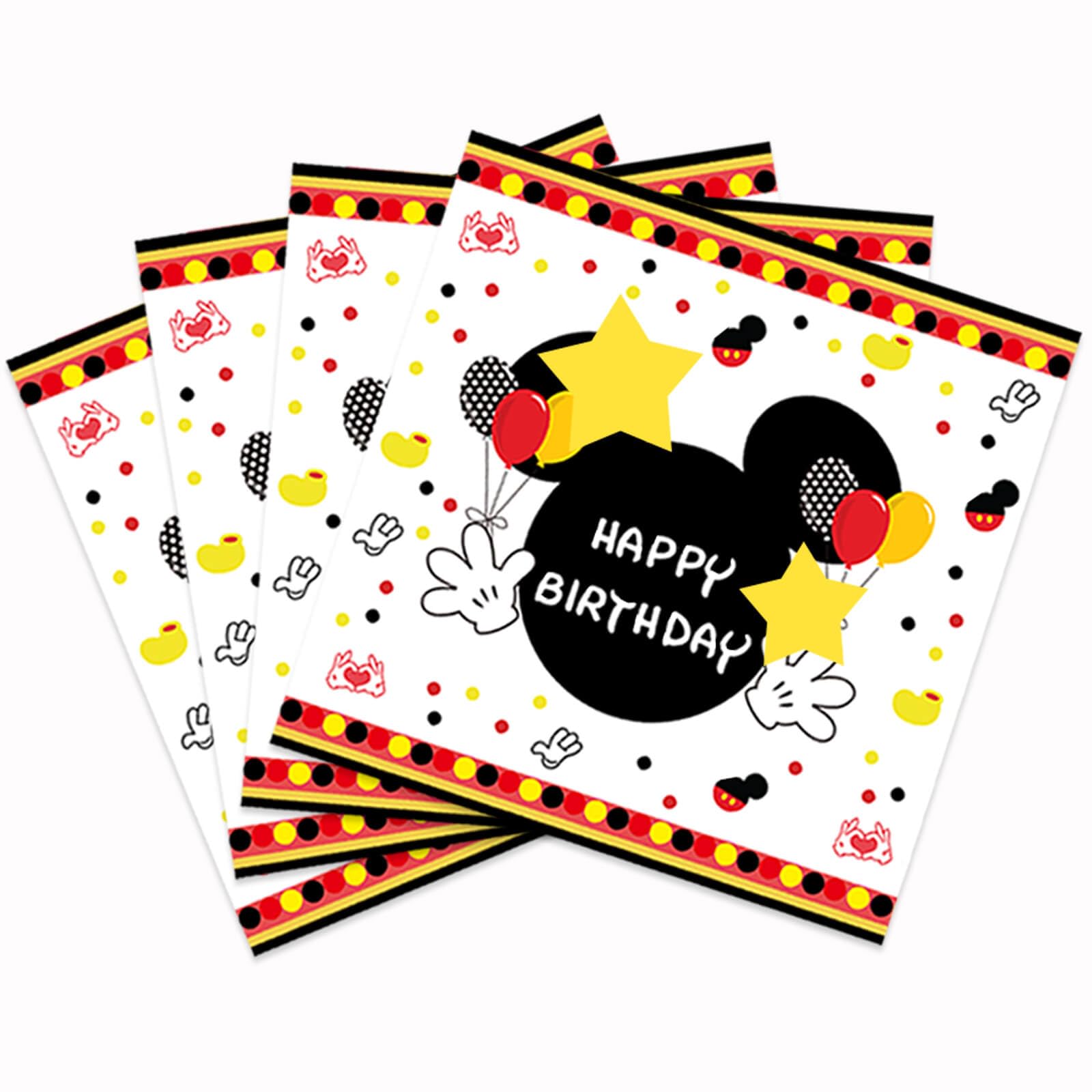 XXDecor 80 Pcs Red Cartoon 4th Birthday Party Decorations - Boy 4 Years Old Birthday Party Favor Four Dessert Plates Napkins Tableware Kit for Boys