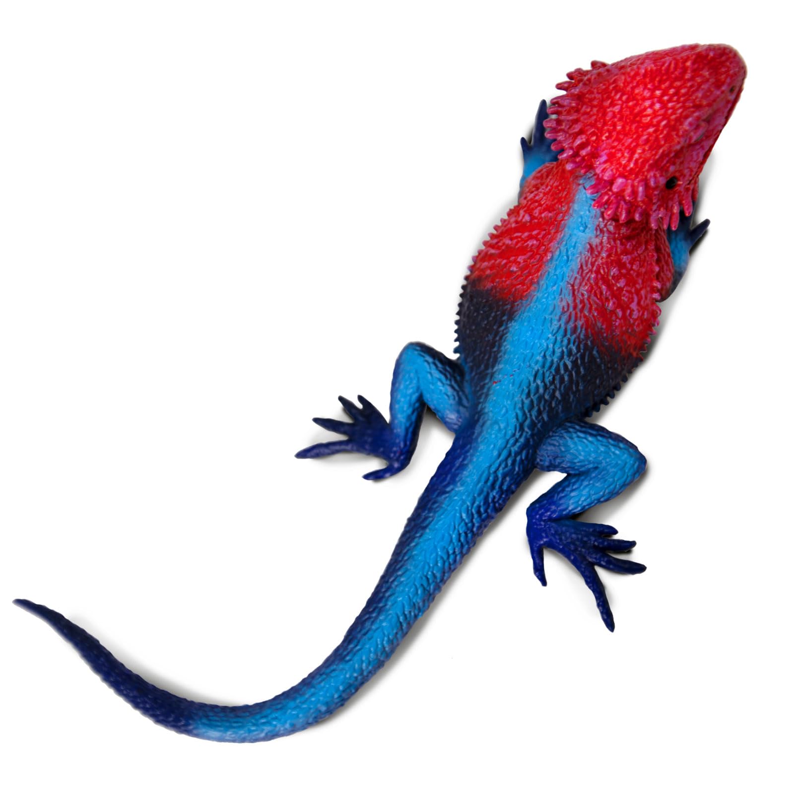 Safari Ltd. Mwanza Flat-Headed Rock Agama Lizard Figurine - Detailed 9.5" Plastic Model Figure - Fun Educational Toy for Boys, Girls & Kids Ages 3+
