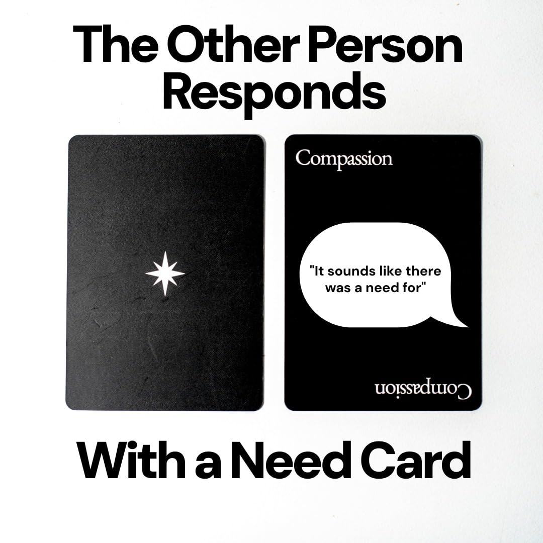 Cards For Conveying - Emotional Connection Card Game | Feelings & Needs for Deeper Relationships