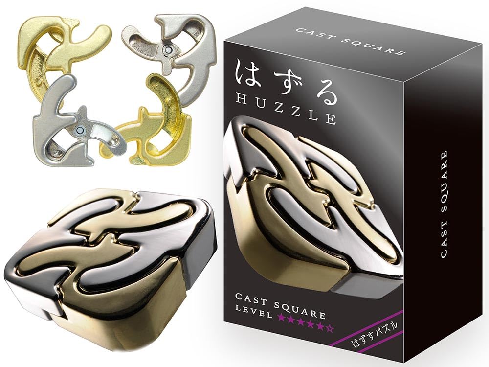 Hanayama Cast Metal Puzzle Square