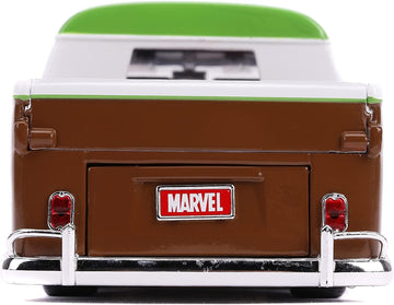 Jada Toys Marvel Guardians of The Galaxy Groot & 1963 Volkswagen Bus Pickup 1:24 die-cast Vehicle with Figure (31202)