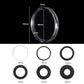 20 Sets Coin Capsules 46mm with 6 Sizes Foam Gaskets Coin Case Holder Protector for Coin Collection (Black Gaskets [20 PCS], [20/25/30/35/40/46MM])