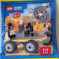 LEGO City: Construction Worker Minifigure with Buzzsaw Vehicle