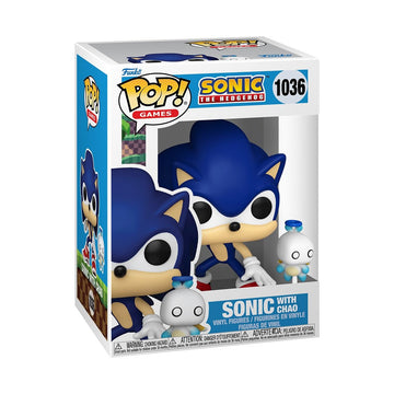 Funko POP & Buddy: Sonic The Hedgehog - Sonic The Hedgehog with Hero Chao - Collectable Vinyl Figure - Gift Idea - Official Merchandise - for Kids &