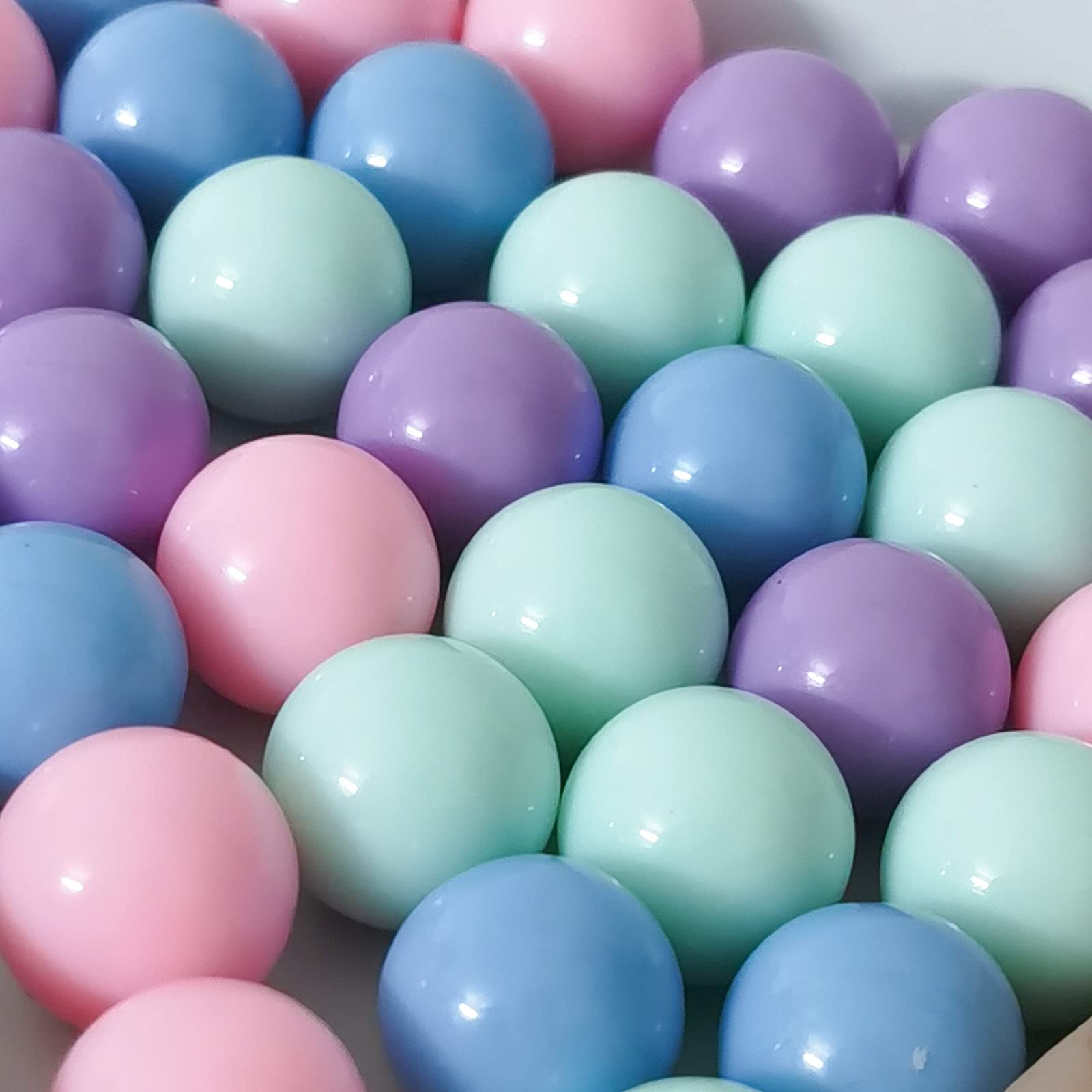 Hotusi 80Pcs Game Replacement Marbles Balls Compatible with Hungry Hungry Hippos(4 Colors)