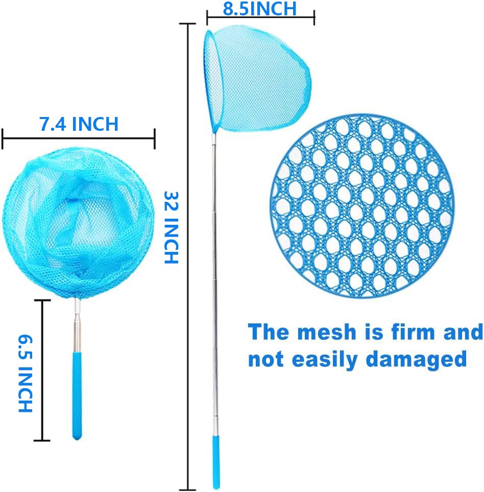 Shindel 6 PCS Bug Catcher for Kids, Extendable 32 Inch,Colorful
