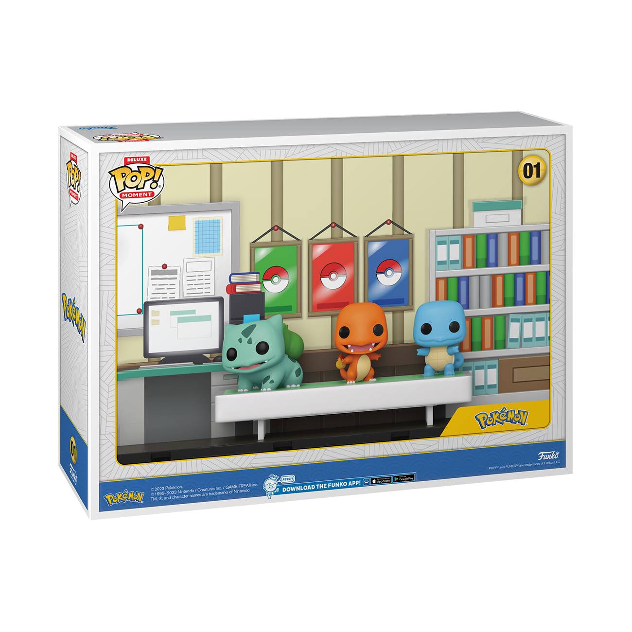 Funko POP! Moments Deluxe: Pokemon - Starters (1996)
