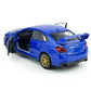 Metanyl Impreza WRX STI Toy Car Racing Sports Diecast Model Car 1/36 Scale Metal Pull Back Vehicle, Doors Open, Zinc Alloy Casting, Boys Toys Kids