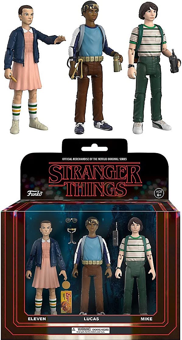 Funko Action Figure: Stranger Things 3Pk Pack 1 Collectible Action Figures
