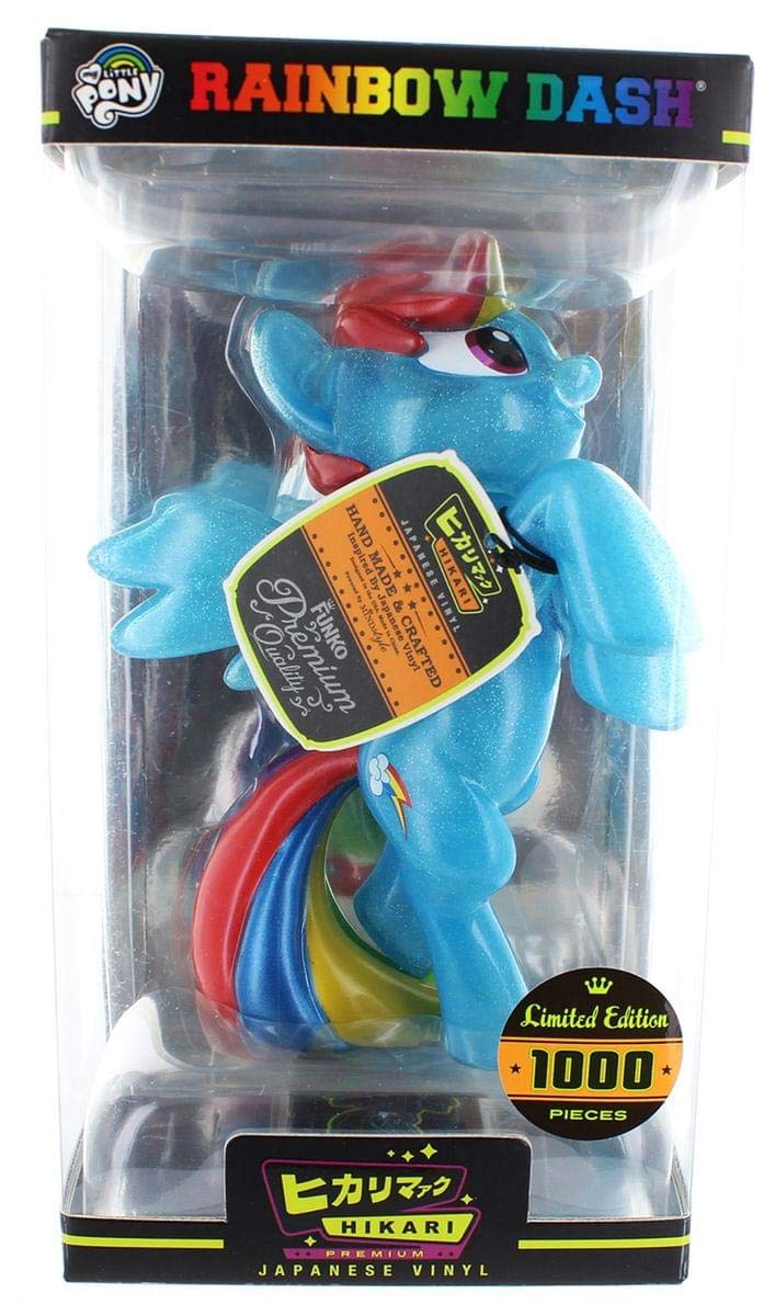 Funko Hikari Premium Japanese Vinyl My Little Pony Rainbow Dash Glitter Sofubi