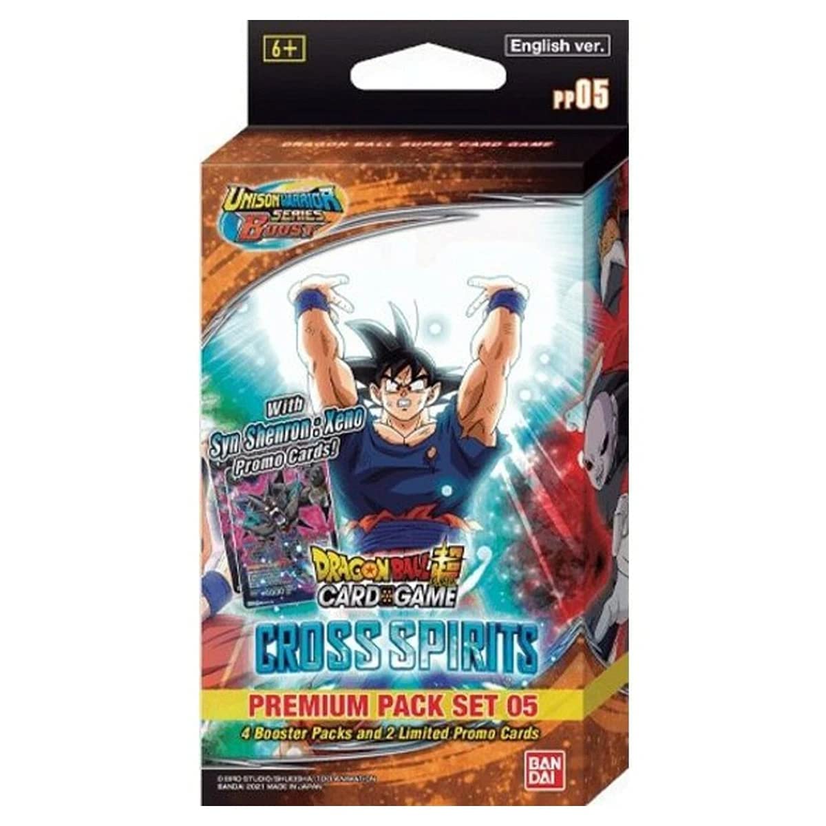 BANDAI NAMCO Entertainment Dragon Ball Super Card Game: Cross Spirits Premium Pack Set 05