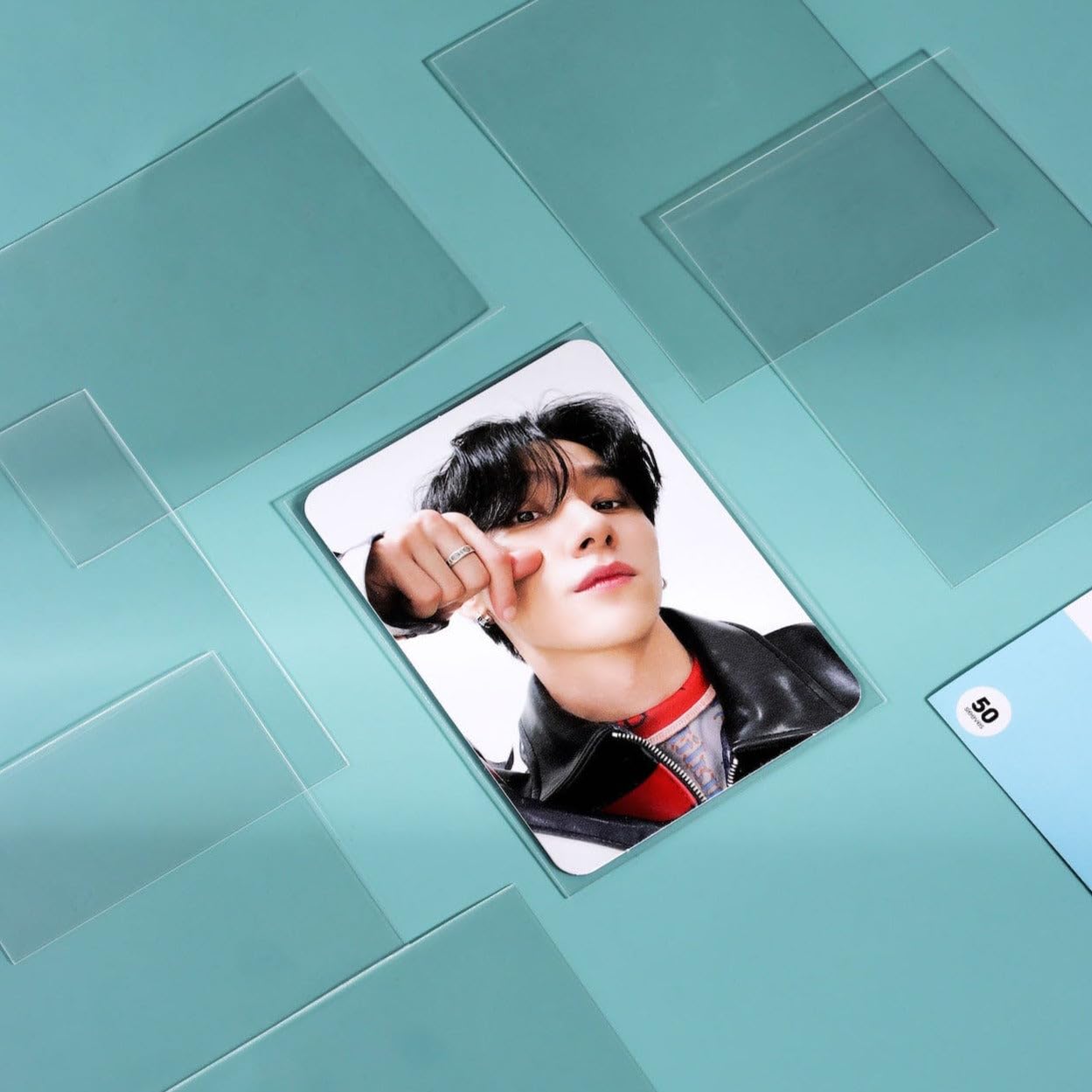 Mandu Deco Premium Clear Transparent Photocard Sleeves for Monsta X, Pokemon, MTG Magic The Gathering, Penny Sleeves, Trading Card Shield Cover