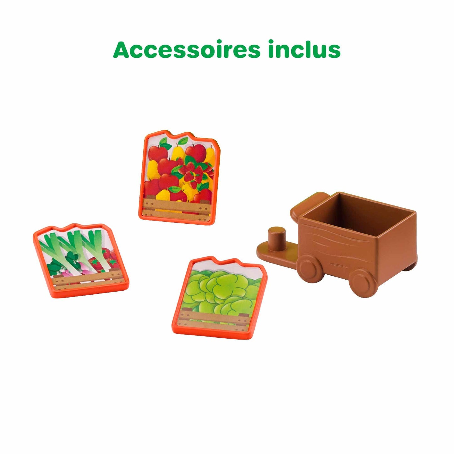Timber Tots Food Truck - 6pc Mobile Vehicle Shop with Racoon Animal Toy