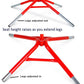 Childrensneeds.com Sand Digger Ride on Toy with Telescoping Adjustable Legs That Raise Seat Height and Stabilize Backhoe (Red)
